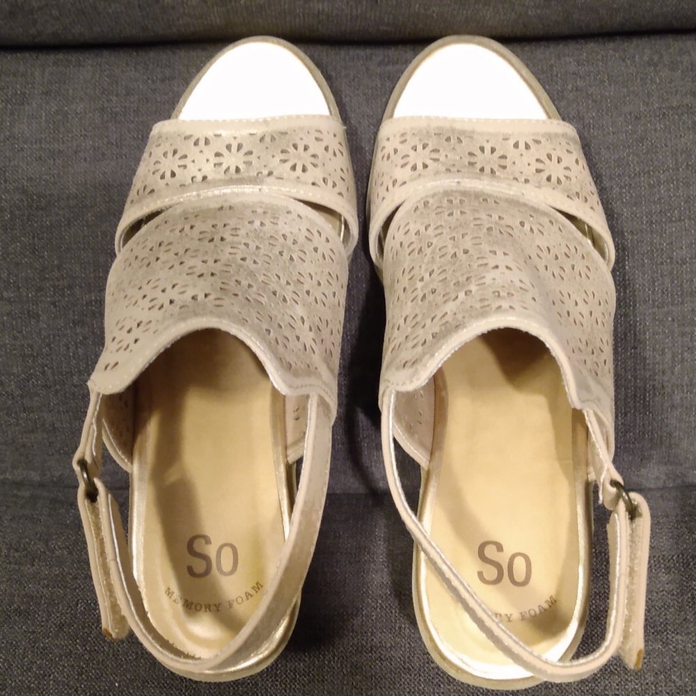SO Winifred Girls Slingback Mules Youth SZ 1 - Picture 3 of 9